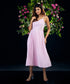 Two Layerd Pleated Halter Neck Dress